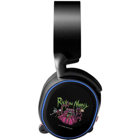 Adult Swim Rick and Morty Tentacle Attack SteelSeries Arctis 3 Skin